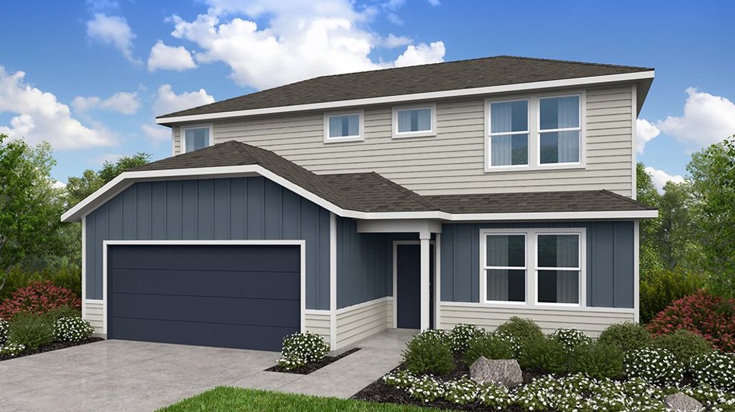 Representative exterior photo of a completed home built from the Robin by Taylor Morrison in Longview 50s, Del Valle, TX (Image 5).