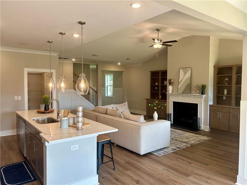 Furnished interior view inside a new home in Cross Creek Golf Club, Seneca (Image 13).