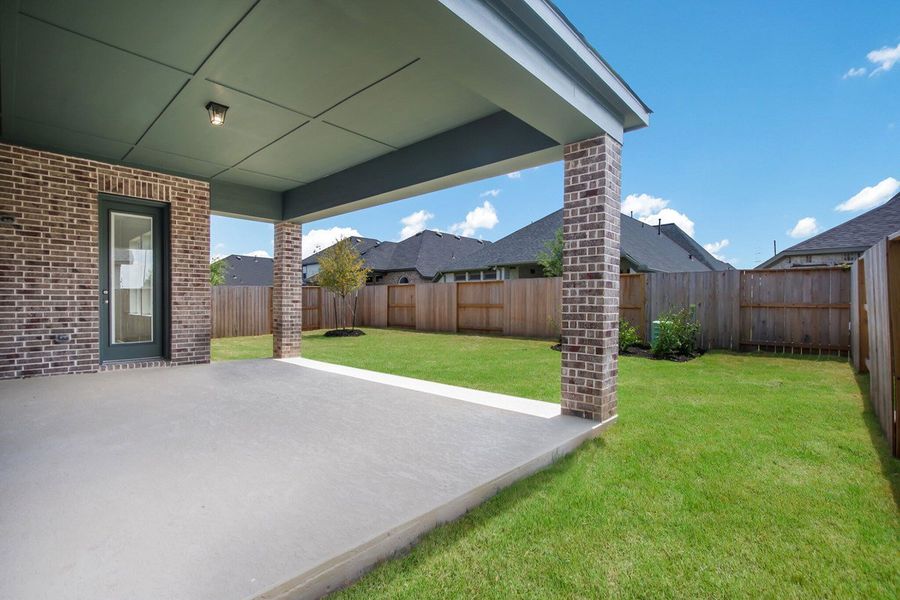 The Courtland - Covered Patio