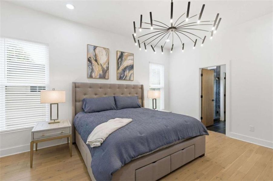 Furnished interior view inside a new home in , Atlanta (Image 45).