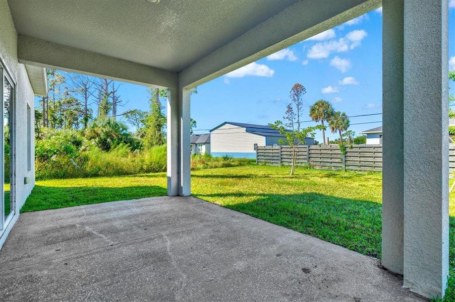Exterior details and patio area of a home in , North Port (Image 21).