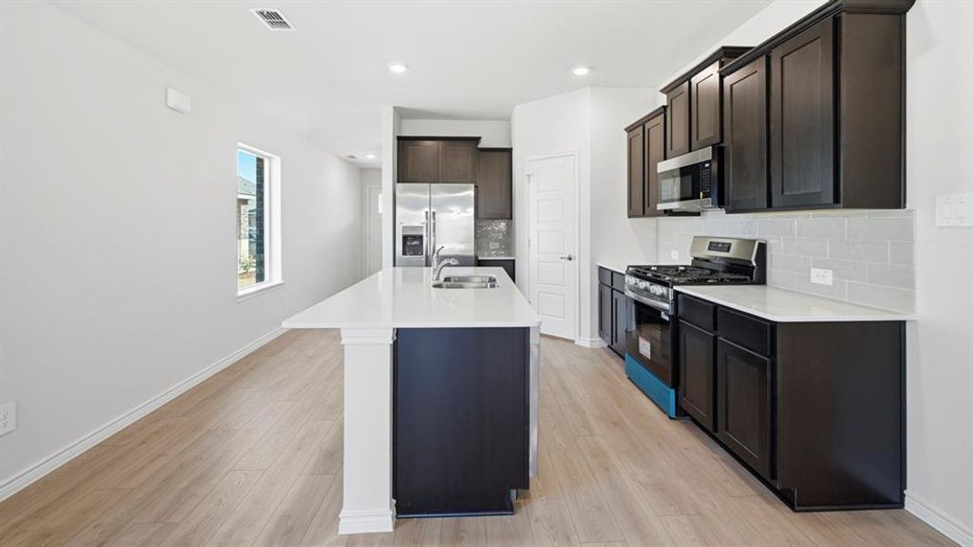 Furnished interior view inside a new home in The Woods at Lindsey Place, Anna (Image 6).