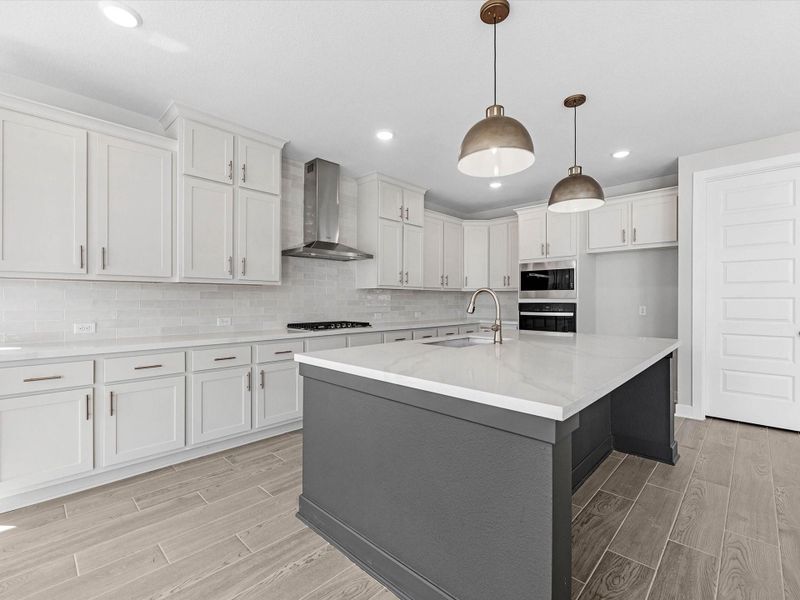 Furnished interior view inside a new home in Lago Mar - 60', Texas City (Image 5).