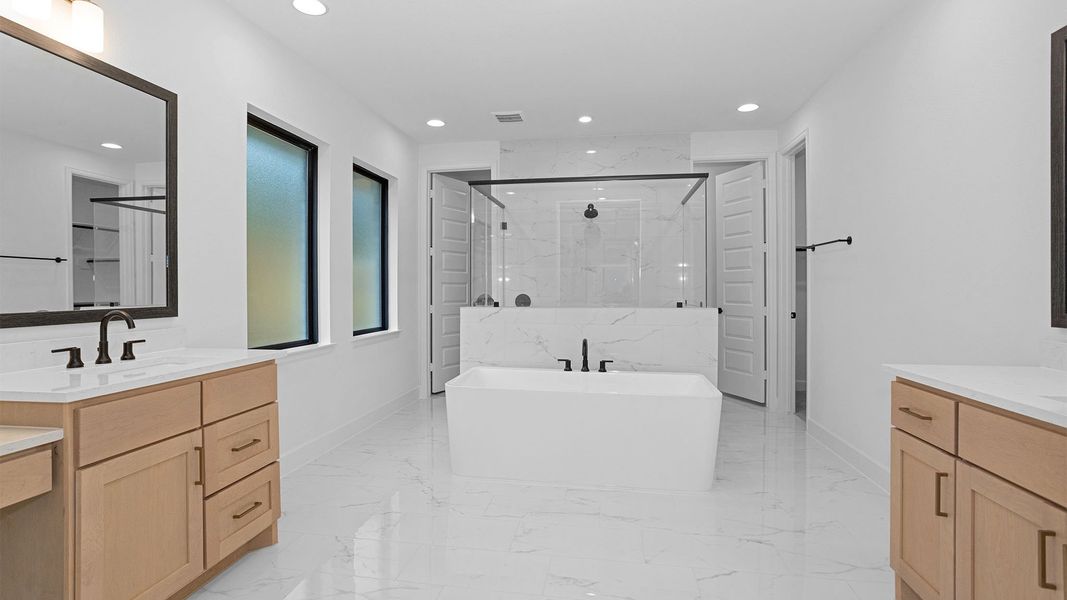 Furnished interior view inside a new home in The Woodlands Hills, Willis (Image 6).