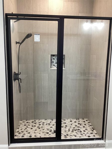 Master tile shower