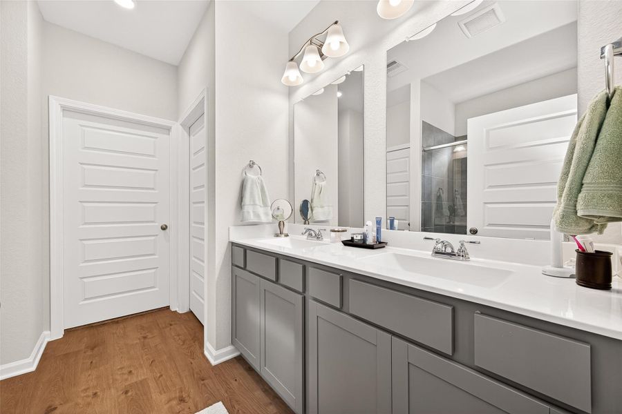 Furnished interior view inside a new home in Mill Creek Trails, Magnolia (Image 32).