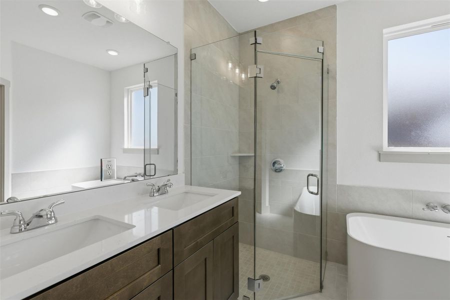 Furnished interior view inside a new home in Enclave at Cele, Pflugerville (Image 12).