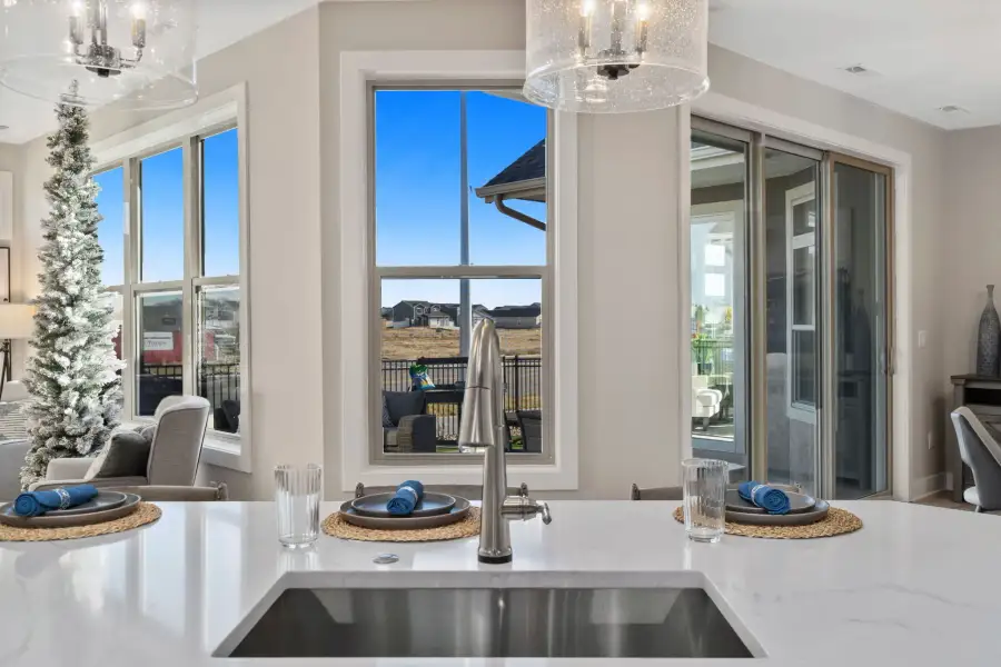 Furnished interior view inside a new home in The Courtyards at Lupton Village, Fort Lupton (Image 9).