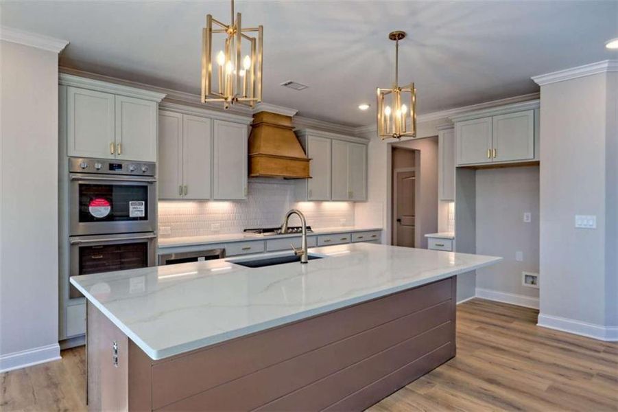 Furnished interior view inside a new home in , Clarkesville (Image 37).