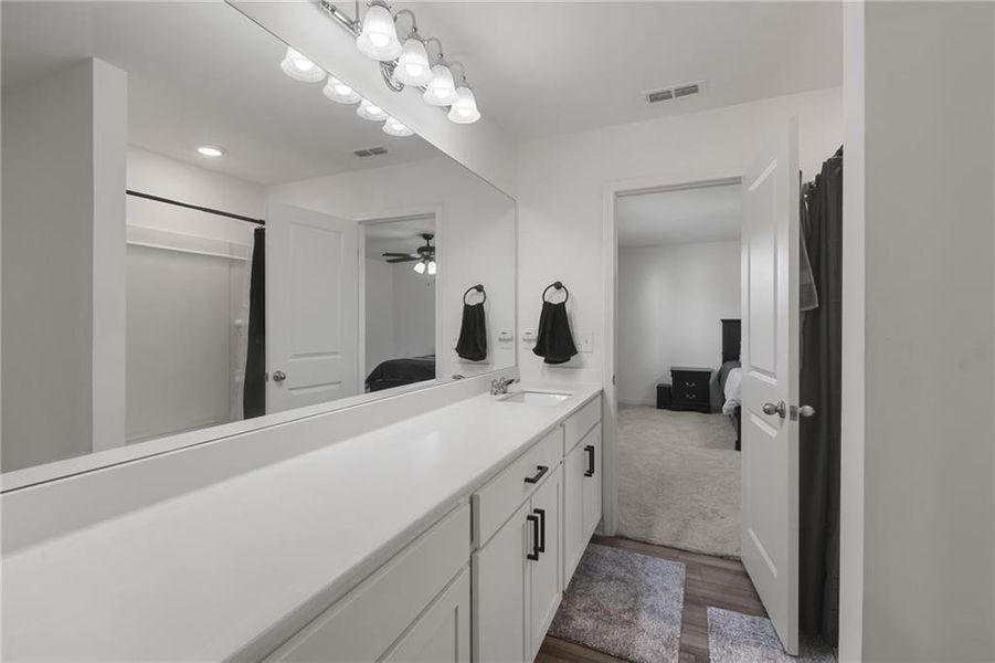 Furnished interior view inside a new home in , Winder (Image 8).