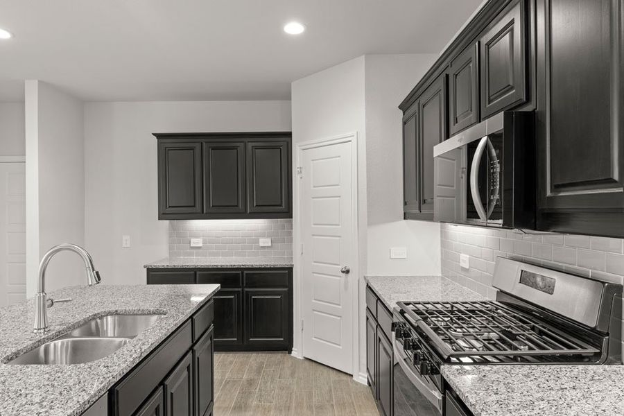 Representative exterior photo of a completed home built from the Maple by Impression Homes in ValleyBrooke, Mesquite, TX (Image 8).