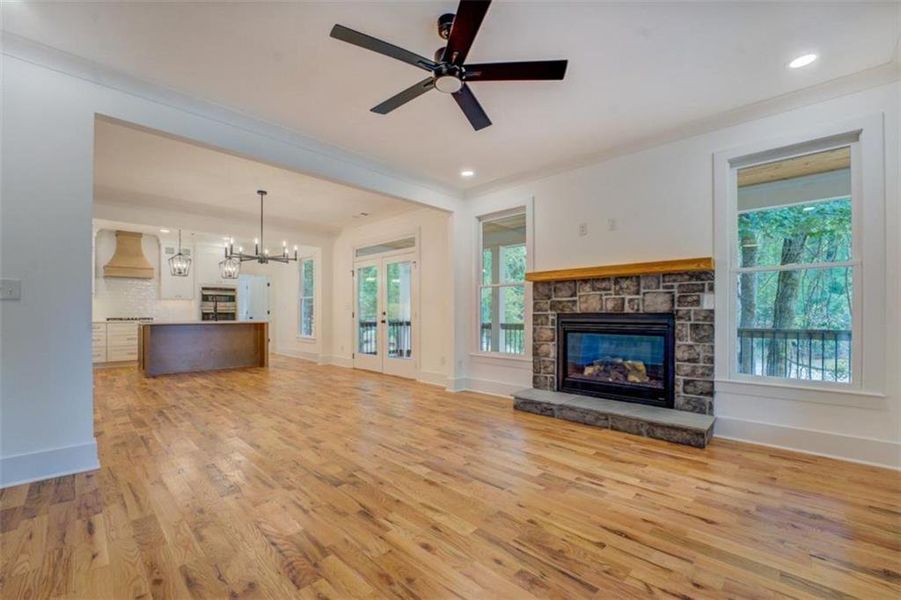 Furnished interior view inside a new home in , Covington (Image 33). Furnished interior view inside a new home in , Covington (Image 33).