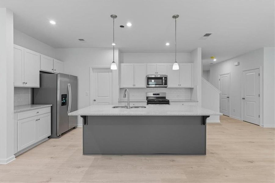 Furnished interior view inside a new home in Park Center Pointe, Austell (Image 7).