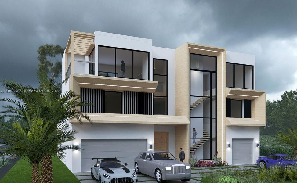 Front exterior of a new home in , Boca Raton, FL, highlighting curb appeal (Image 3).