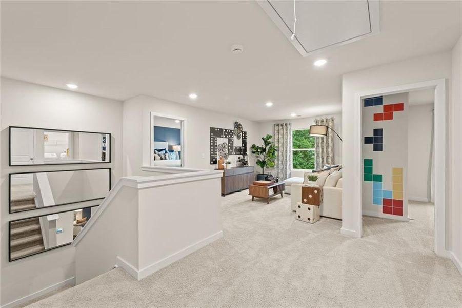 Furnished interior view inside a new home in Hawthorne Reserve, Dallas (Image 22).