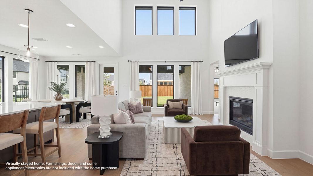 Furnished interior view inside a new home in Mosaic, Celina (Image 5).