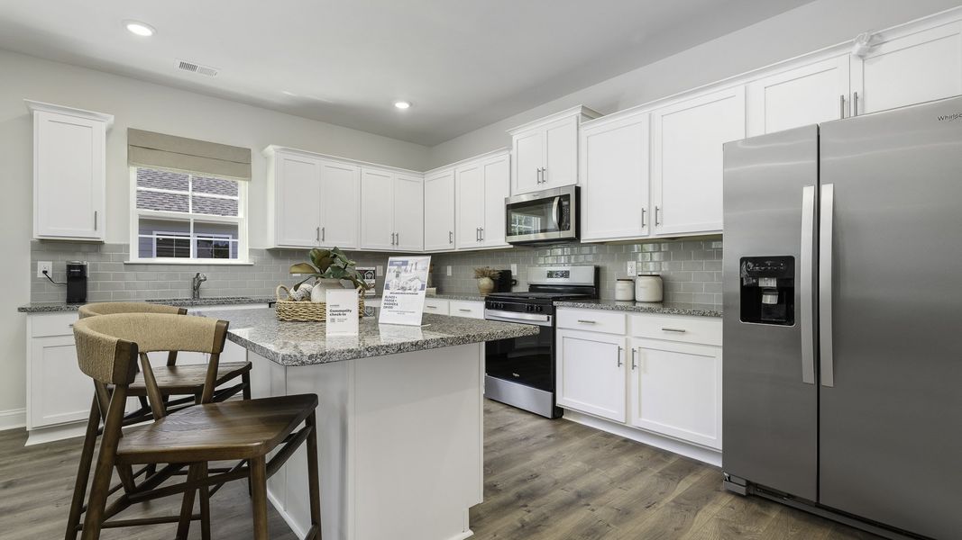 Furnished interior view inside a new home in The Landing at Summerhaven, Mebane (Image 12).