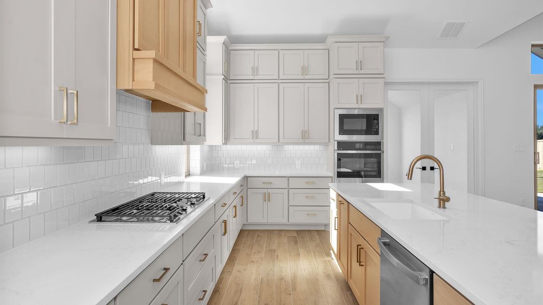 Furnished interior view inside a new home in Jordan Ranch 65', Fulshear (Image 5).