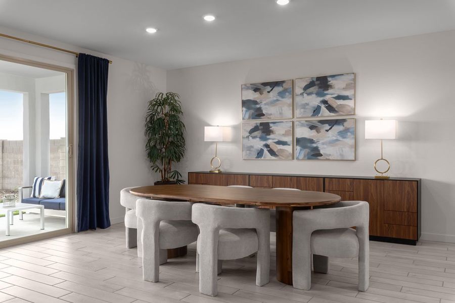 Dining area off great room Dining area off great room