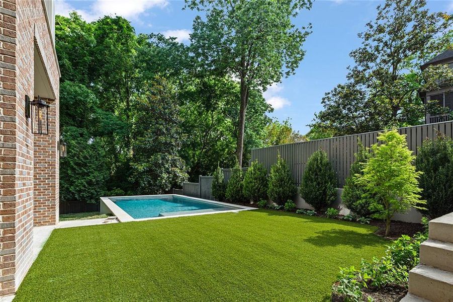 Exterior details and patio area of a home in , Atlanta (Image 29). Exterior details and patio area of a home in , Atlanta (Image 29).