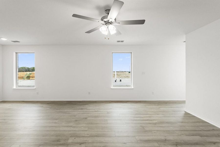 Representative unfurnished interior of a home built from the Kaufman Colony At Pinehurst by Brohn Homes in Colony at Pinehurst, Pinehurst (Image 15).