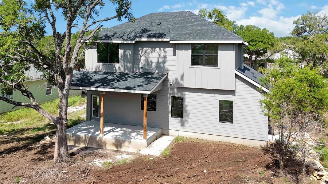 Exterior details and patio area of a home in , Wimberley (Image 3).