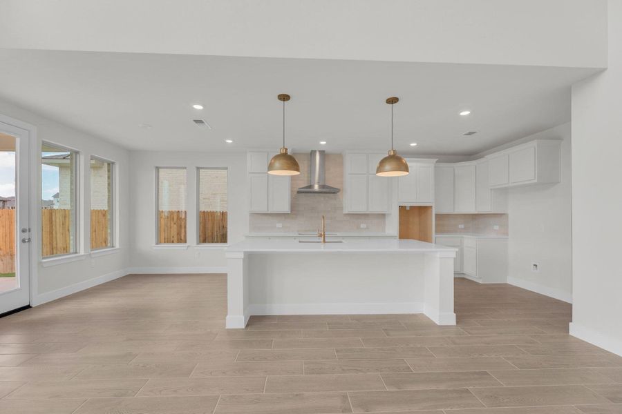 Furnished interior view inside a new home in Santa Rita Ranch, Liberty Hill (Image 6).