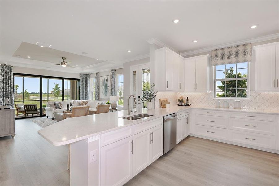 Furnished interior view inside a new home in Skye Ranch Community Group Page, Sarasota (Image 19).