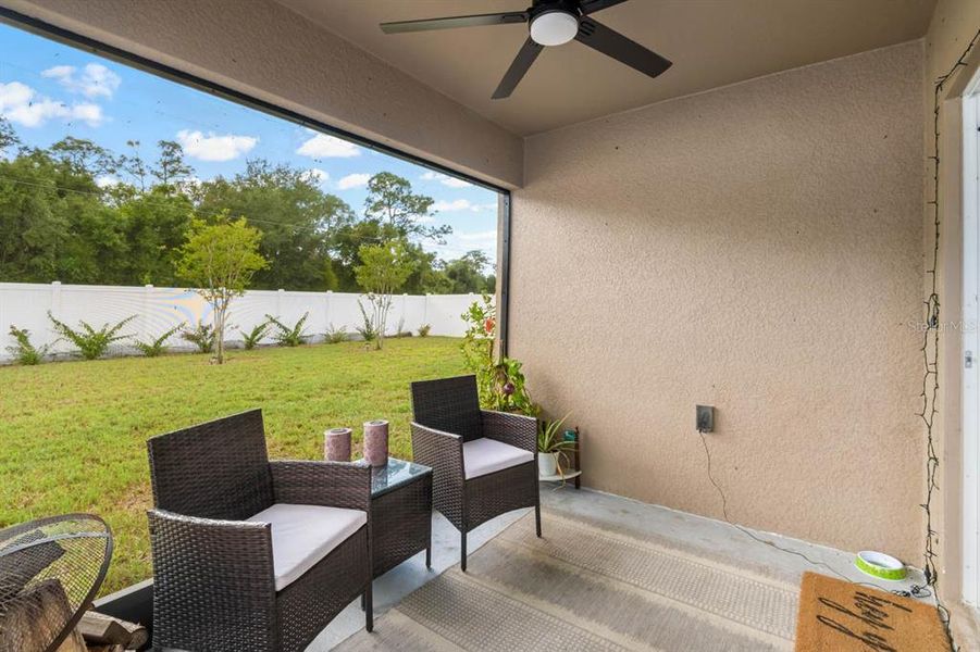 Exterior details and patio area of a home in Brookside, Ruskin (Image 36).