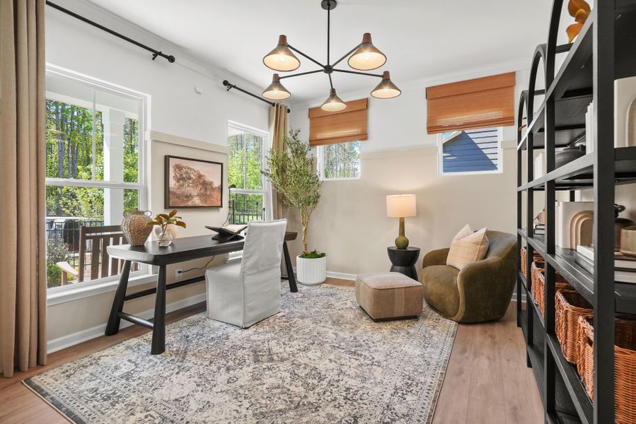 Representative furnished interior of a home built from the Marshall by Pulte Homes in Michaux Gardens, Belmont (Image 63). Representative furnished interior of a home built from the Marshall by Pulte Homes in Michaux Gardens, Belmont (Image 63).