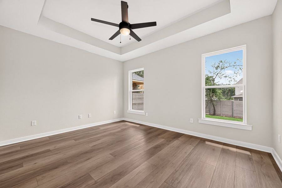 Spacious, unfurnished interior of a new home in Two Step Farm, Montgomery (Image 23). Spacious, unfurnished interior of a new home in Two Step Farm, Montgomery (Image 23).