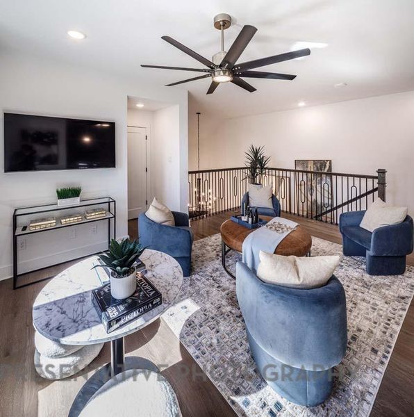 Furnished interior view inside a new home in Elyson: 65ft. lots, Katy (Image 24). Furnished interior view inside a new home in Elyson: 65ft. lots, Katy (Image 24).