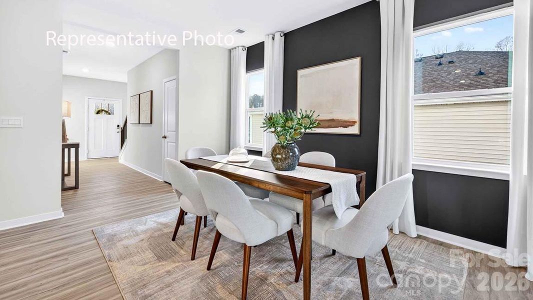 Furnished interior view inside a new home in Sonoma Hills, Charlotte (Image 5).