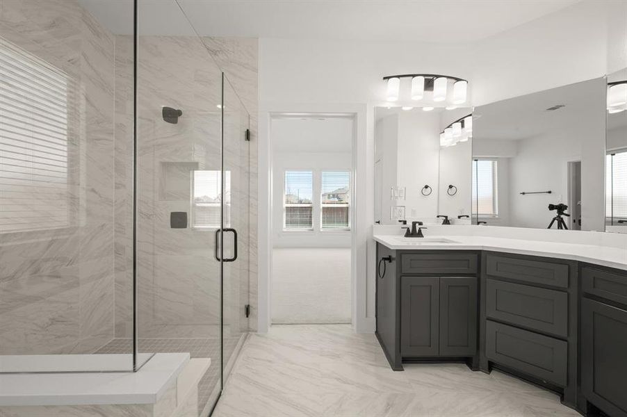 Furnished interior view inside a new home in Shady Valley Estates, Midlothian (Image 13).