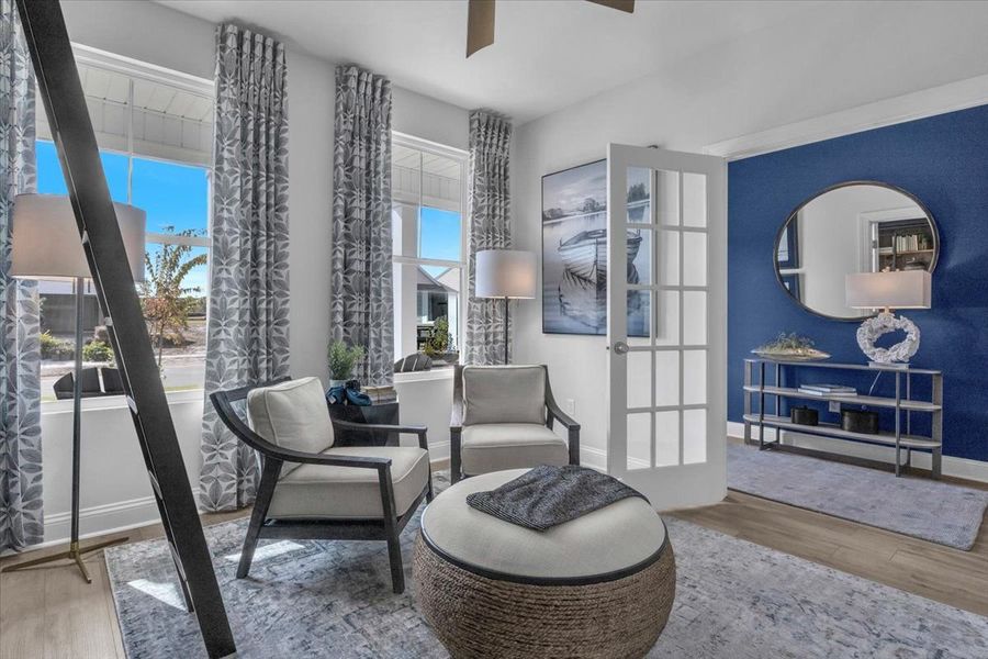 Main Level Study or Bedroom