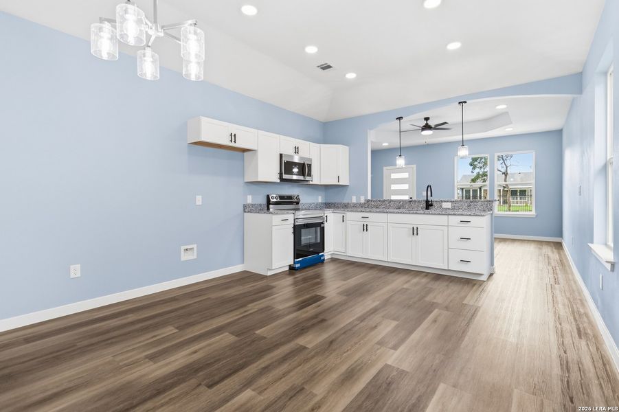 Furnished interior view inside a new home in , San Antonio (Image 12).