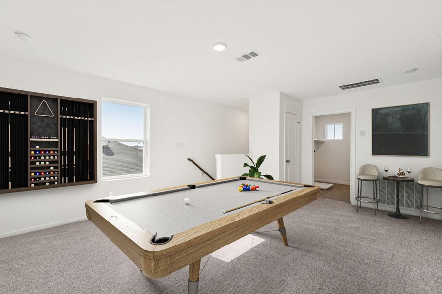 Furnished interior view inside a new home in Montgomery Bend, Montgomery (Image 12).