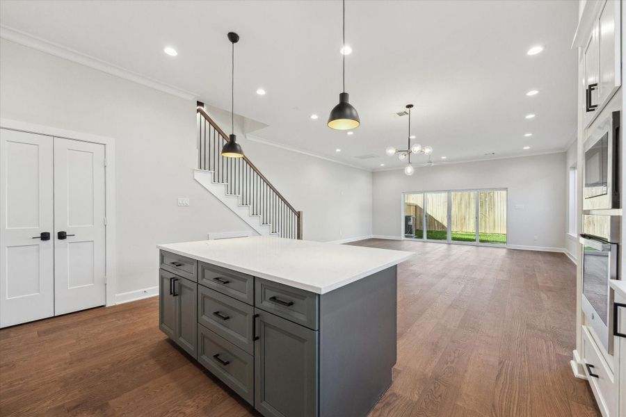 Furnished interior view inside a new home in , Houston (Image 9).