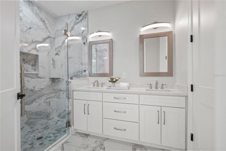 Furnished interior view inside a new home in , Tampa (Image 15).