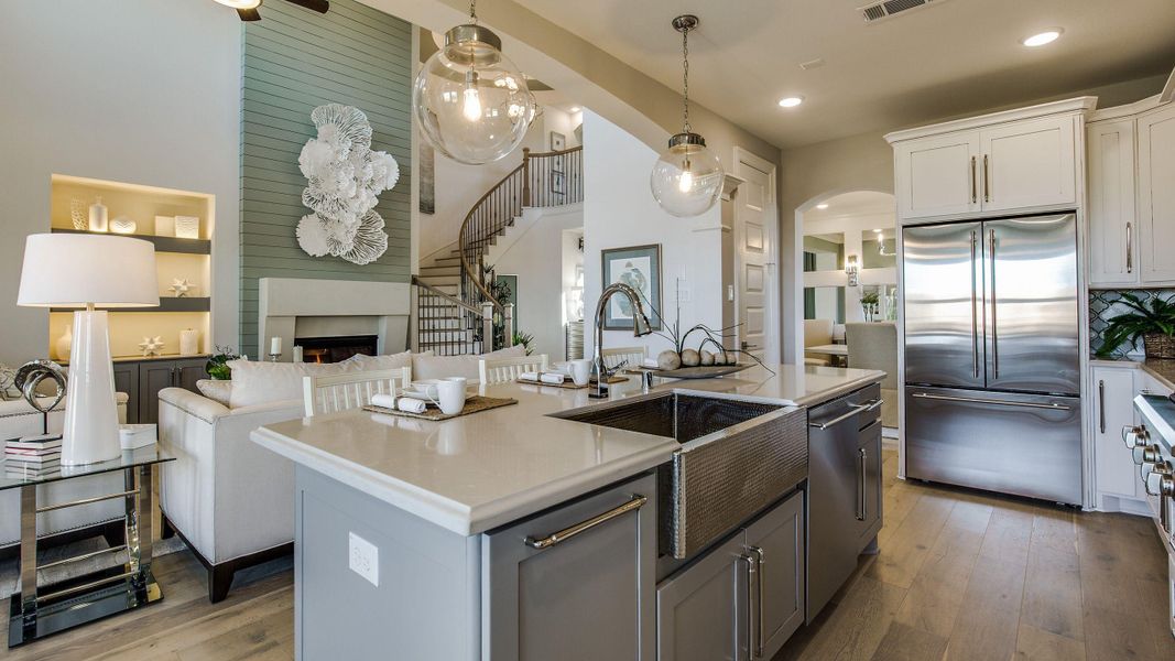 Furnished interior view inside a new home in Jordan Ranch, Katy (Image 32).