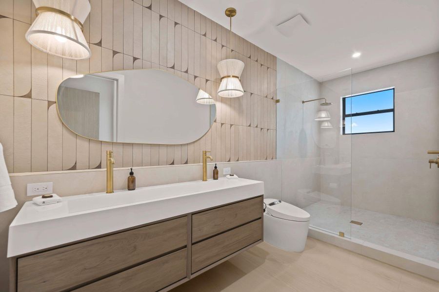 Furnished interior view inside a new home in , Delray Beach (Image 7). Furnished interior view inside a new home in , Delray Beach (Image 7).