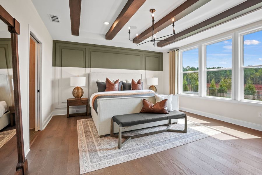 Representative furnished interior of a home built from the Stellar by Del Webb in Del Webb Carolina Ridge, Midland (Image 18).