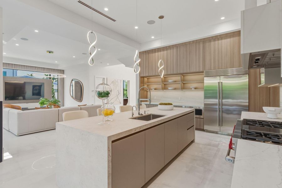 Furnished interior view inside a new home in , Boca Raton (Image 42).
