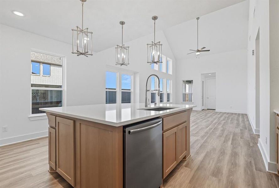 Furnished interior view inside a new home in Wellington: 40ft. lots, Haslet (Image 7).