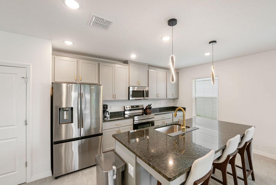 Furnished interior view inside a new home in , Port St. Lucie (Image 15).
