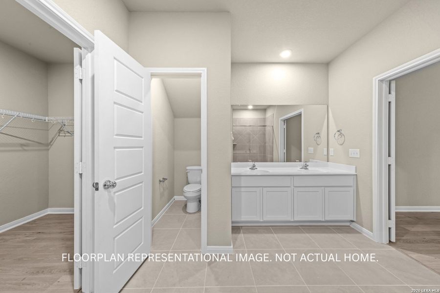 Furnished interior view inside a new home in Greenspoint Heights, Seguin (Image 11).