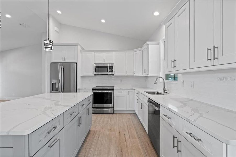 Furnished interior view inside a new home in , Englewood (Image 10). Furnished interior view inside a new home in , Englewood (Image 10).