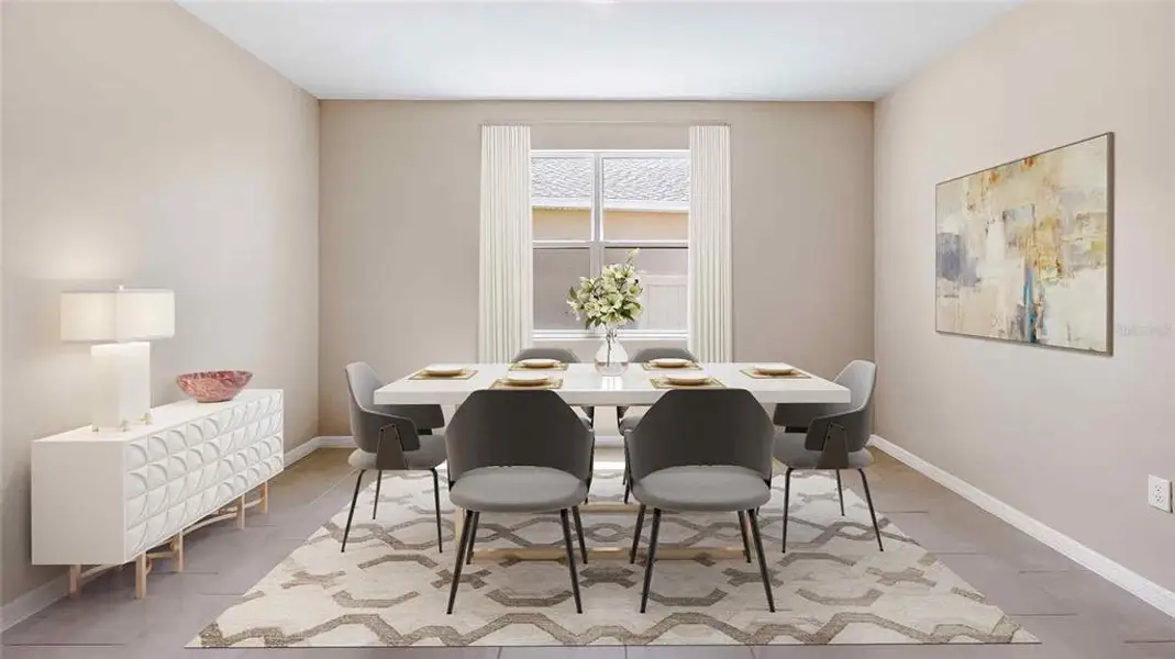 Furnished interior view inside a new home in Hammock at Two Rivers, Zephyrhills (Image 6).