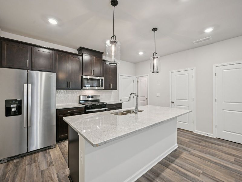 Furnished interior view inside a new home in Avalon - Vista Series, Conyers (Image 5).