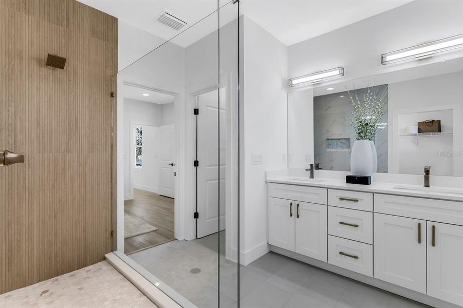 Furnished interior view inside a new home in , Tampa (Image 14). Furnished interior view inside a new home in , Tampa (Image 14).